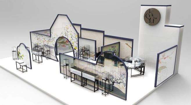 展會設(shè)計(jì)搭建上營造理想的空間感